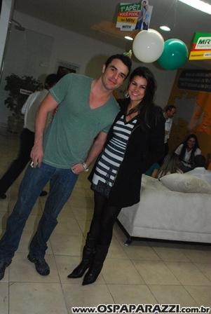 Mariana Felício e Daniel Saullo participam de lançamento