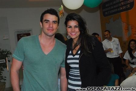 Mariana Felício e Daniel Saullo participam de lançamento
