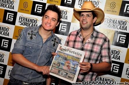 Fernando e Sorocaba fazem show na Estância Nativa Sertaneja