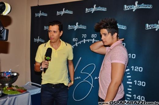 O meteoro Luan Santana faz show na Estância Nativa Sertaneja
