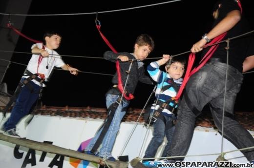 O pirata Rafael Benozzati comemora 6 aninhos no Catavento