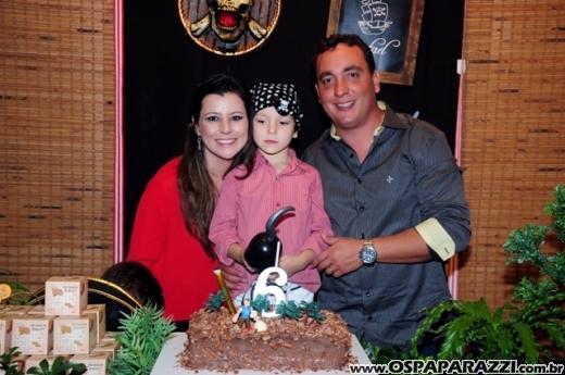 O pirata Rafael Benozzati comemora 6 aninhos no Catavento