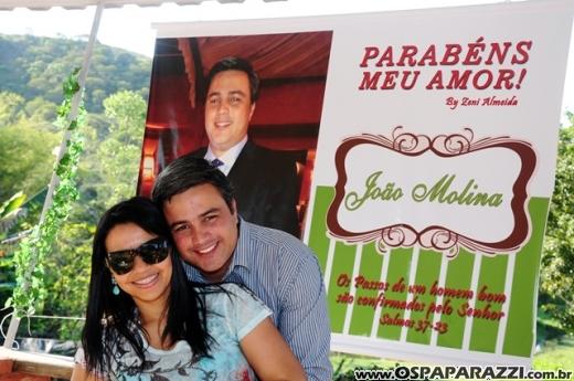 Zeni Almeida (noiva) organiza aniversário de João Molina no Recanto dos Lagos, veja as fotos da comemoração