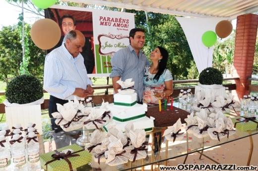 João Molina comemora aniversário no Recanto dos Lagos