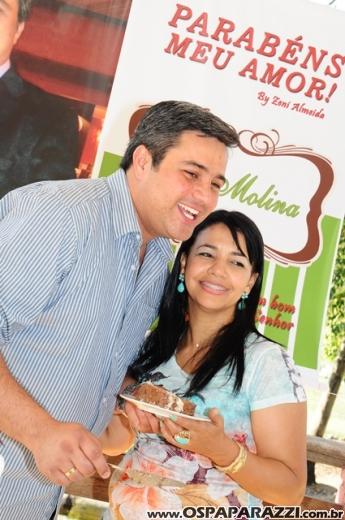 João Molina comemora aniversário no Recanto dos Lagos