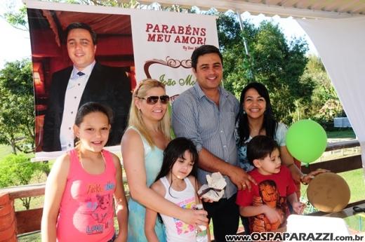 João Molina comemora aniversário no Recanto dos Lagos