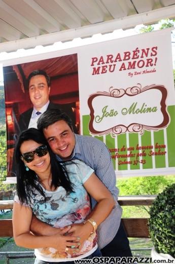 João Molina comemora aniversário no Recanto dos Lagos