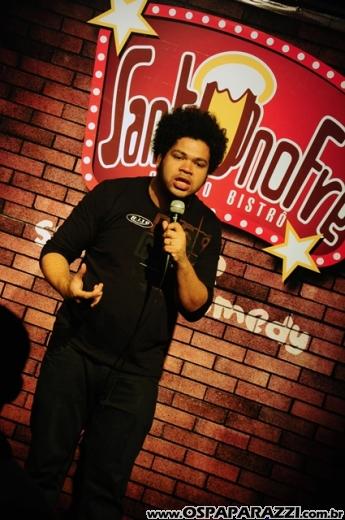Robson Nunes recebe André Santi e Nando Viana em Stand Up (Foto: Gilberto Freitas/ OsPaparazzi)