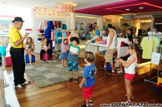 Bicho Papão promove oficina de circo para seus clientes mirins