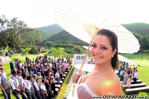 Graziela Leite e Willian Prado casam-se na Fazenda Casa Gde