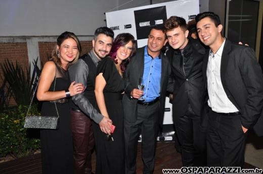 Fabio e Evandro inauguram Matsunos Cabeleireiros no Vila Ema
