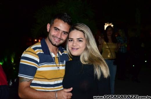 Humberto e Ronaldo no palco da Estância Nativa Sertaneja