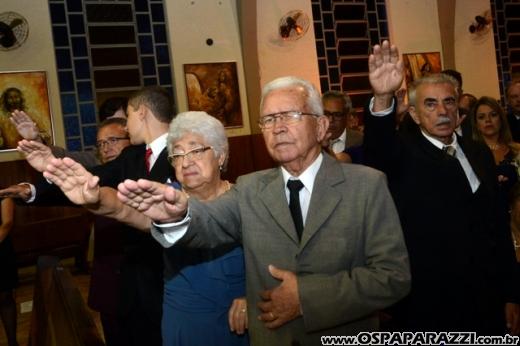 Taís Bento e Sérgio Angélico fazem casamento de novela em SJCampos