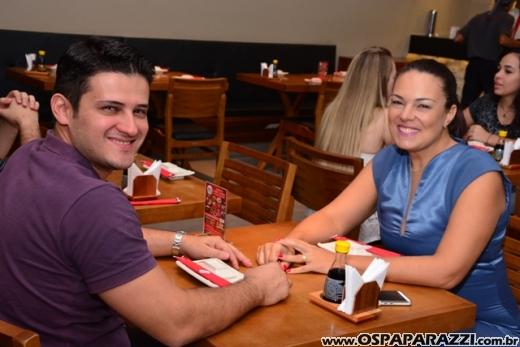 Colunista participa da inauguração do Restaurante Asami Sushi