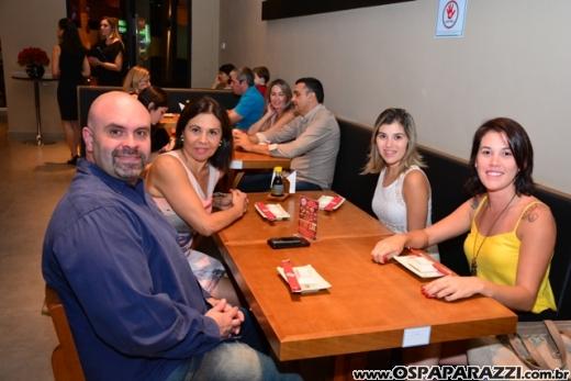 Colunista participa da inauguração do Restaurante Asami Sushi
