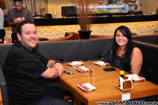 Colunista participa da inauguração do Restaurante Asami Sushi