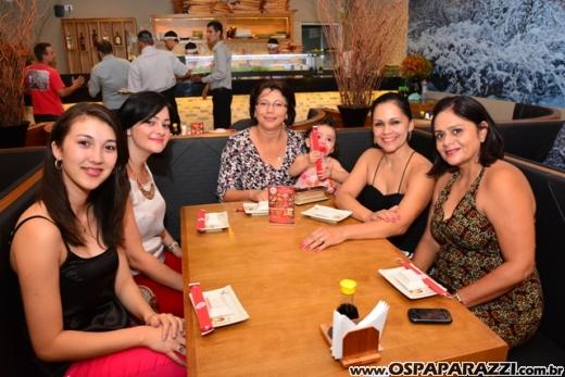 Colunista participa da inauguração do Restaurante Asami Sushi