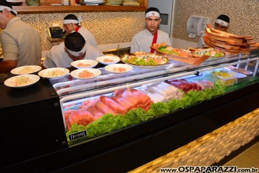 Colunista participa da inauguração do Restaurante Asami Sushi