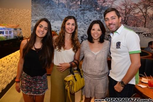 Colunista participa da inauguração do Restaurante Asami Sushi