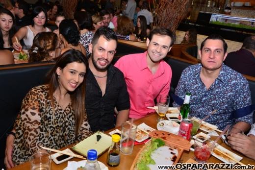 Colunista participa da inauguração do Restaurante Asami Sushi
