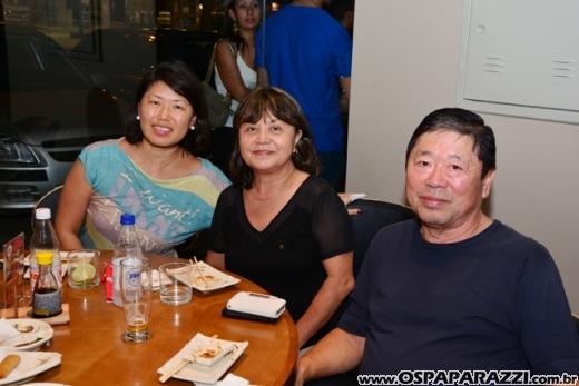 Colunista participa da inauguração do Restaurante Asami Sushi