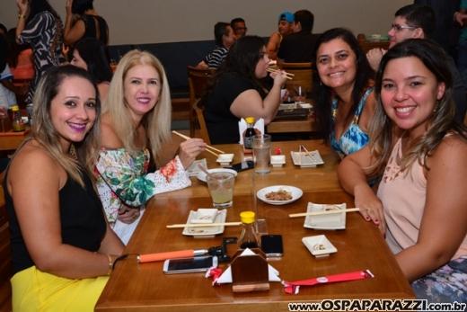 Colunista participa da inauguração do Restaurante Asami Sushi