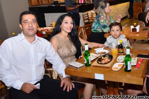 Colunista participa da inauguração do Restaurante Asami Sushi
