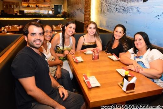 Colunista participa da inauguração do Restaurante Asami Sushi