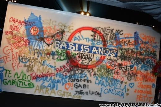 O lado mais descolado de Londres é a Festa de 15 anos de Gabriela Moura
