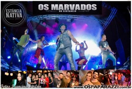 Os Donos do Sertanejo com o trio Os Marvados é só na Estância Nativa