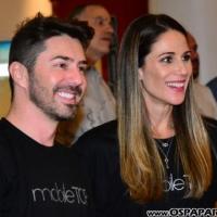 Carmem Alvim confraterniza com parceiros jogando no Yex Boliche