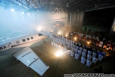 Desfile de moda no Aeroclube de São José dos Campos
