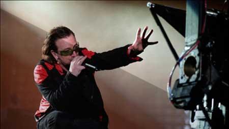 Cena do filme U2 3D