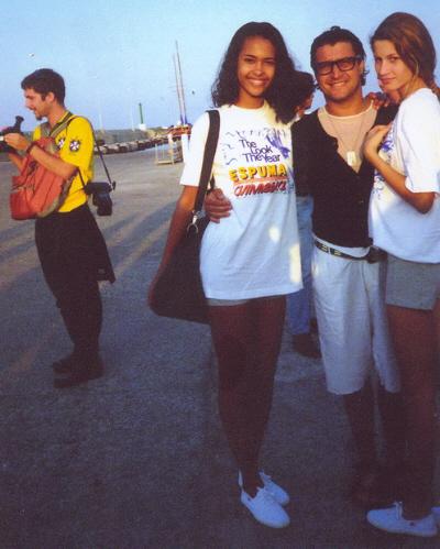 Gisele Bündchen com 14 anos