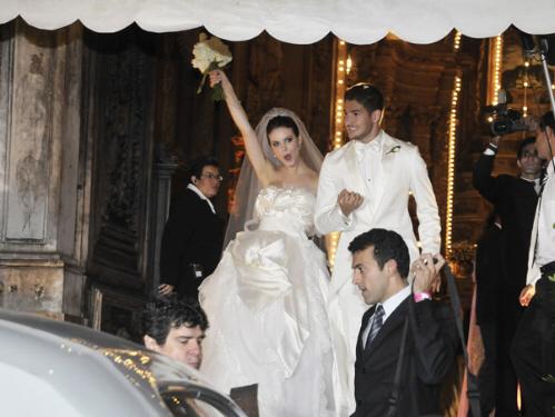 Alexandre Pato e Sthefany Brito