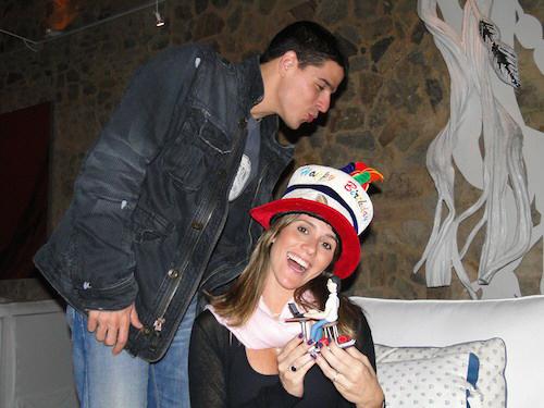Fernanda Pontes no aniversário de Diogo Boni