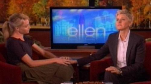 Ellen DeGeneres e Portia De Rossi no The Ellen DeGeneres Show