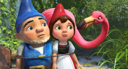 Desenho Gnomeu e Julieta animação filme cinema