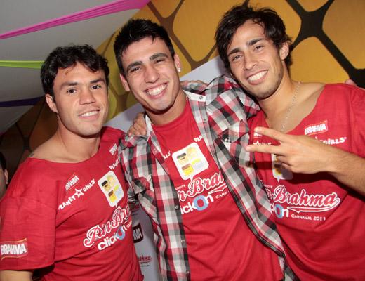 Kleber, Lucas Gaucho e Valdivia