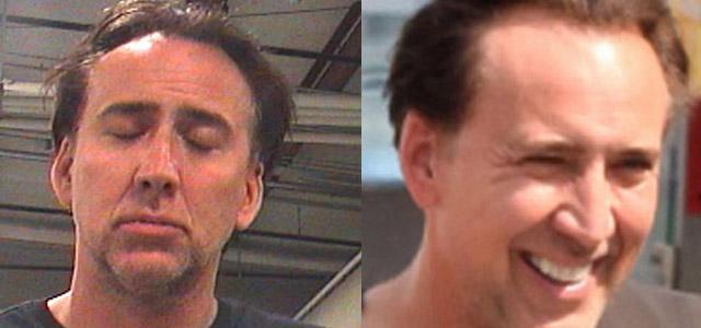 Nicolas Cage antes e depois da prisão