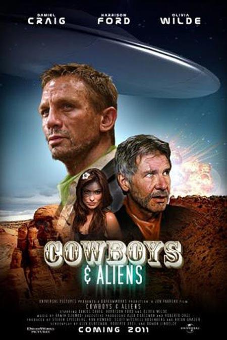 O filme, do gênero Sci-Fi é uma adaptação dos quadrinhos e estrelado por Daniel Craig e Harrisson Ford