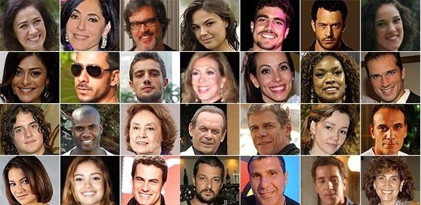 Elenco de atores da novela Fina Estampa (Foto: Fina Estampa/ Rede Globo)
