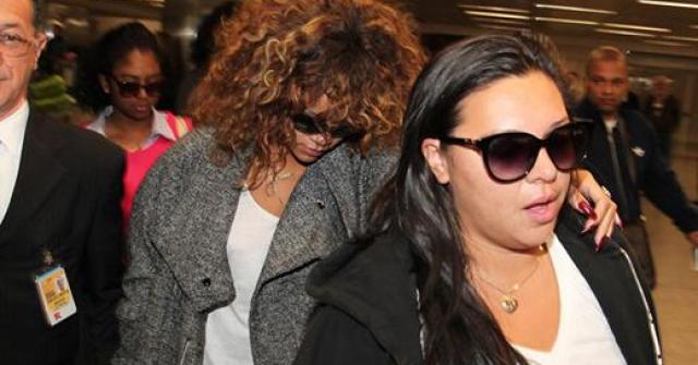 rihanna aeroporto são paulo