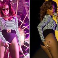 Rihanna faz show sensual em São Paulo