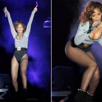 Rihanna faz show sensual em São Paulo