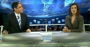 William Bonner e Fátima Bernardes podem comemorar: o JN levou o prêmio Emmy Internacional na categoria notícia