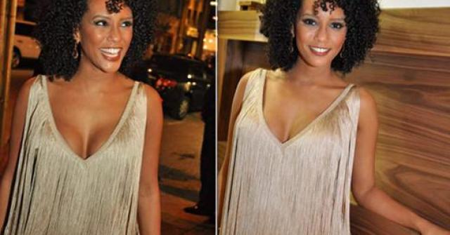 Taís Araújo decote seios mãe (Foto: AgNews)