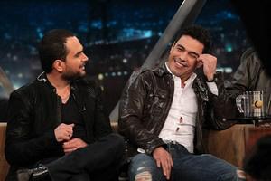 Zezé Di Camargo e Luciano fazem as pazes no Programa do Jô de Jô Soares na Rede Globo