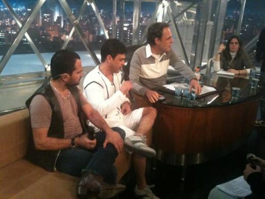 Zezé Di Camargo e Luciano reatam no Programa do Jô, de Jô Soares