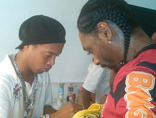 Ronaldinho Gaúcho e Snoop Dogg show